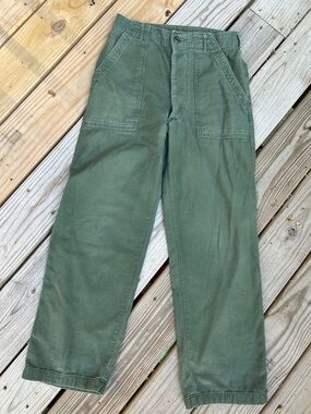 VINTAGE US ARMY
UTILITY OG-107 
TROUSERS PANTS
1960'S VIETNAM WAR
